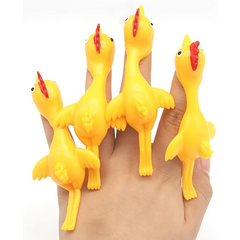 Slingshot Shooting Chicken Toy Flying Chicken Elastic Toy
