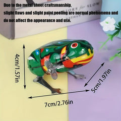 Classic Wind-up Toys 4 Styles Rooster Frog Mouse Rabbit No Batteries