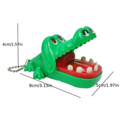 Mini Croc Hand Bite Toy Keychain Tricky Crocodile Parent-Child Interaction