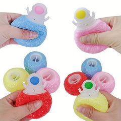 4pcs Spaceman Squeeze Cup Toys Exploration Pinch Funny Toys