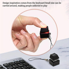 Fidget Toy Keychain LED Light Up 7 Modes Stress Relief Artifact