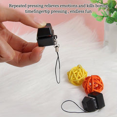 Fidget Toy Keychain LED Light Up 7 Modes Stress Relief Artifact