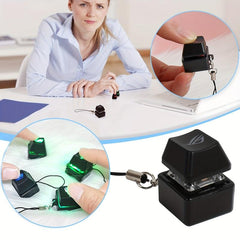 Fidget Toy Keychain LED Light Up 7 Modes Stress Relief Artifact
