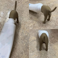 Dog Butt Pooping Toothpaste Cap - Funny Gadget Gift
