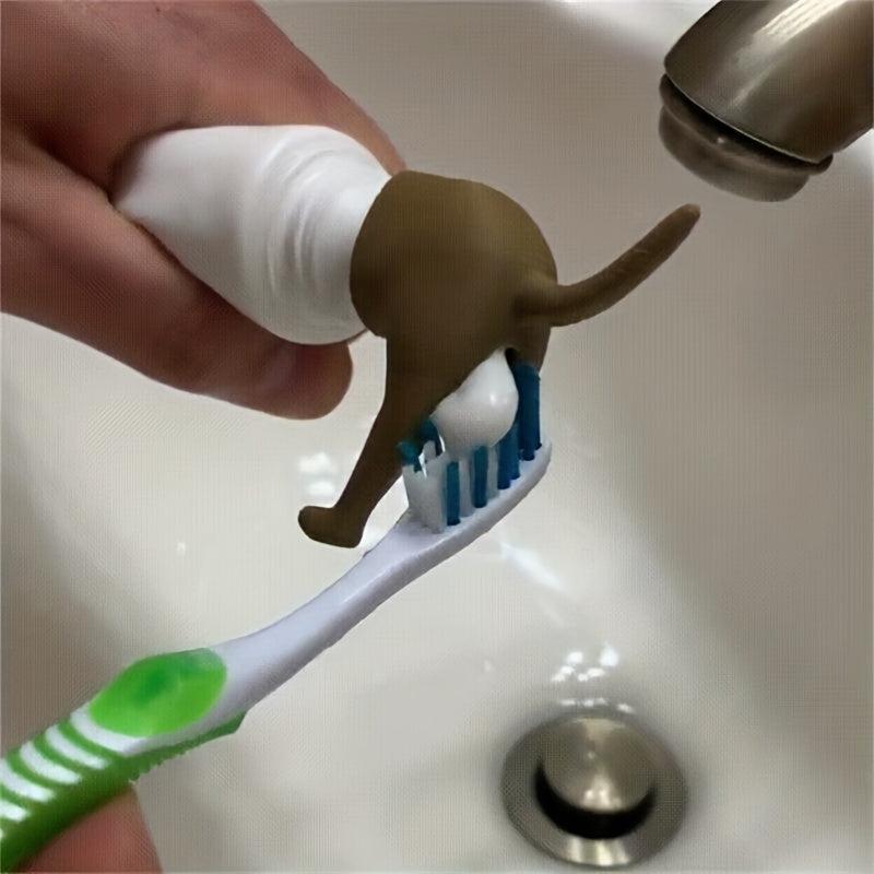Dog Butt Pooping Toothpaste Cap - Funny Gadget Gift