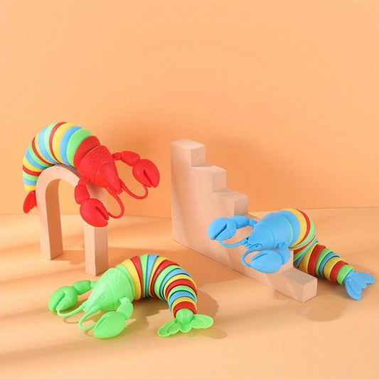 Articulated Stretch Lobster Stress Toy