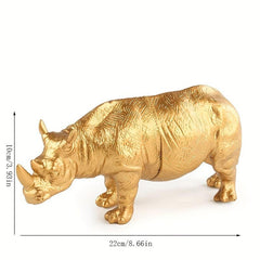Metallic Plastic Wild Animal Figurine Set Tiger Lion Elephant Giraffe