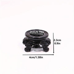 Crystal Ball Base Carving Style Display Stand Decorative Pedestal