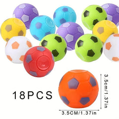 36pcs Mini Fidget Spinner Football Classroom Toy Birthday Gift For Kids