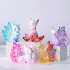 Nine Tailed Fox Random Figures Collectible Toys Desktop Ornaments
