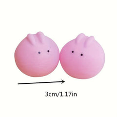 Cute Yellow Chicken & Pink Rabbit Squeeze Toy Set