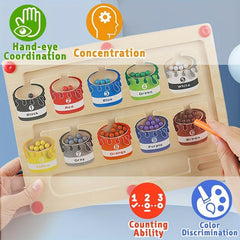 Montessori Magnetic Puzzle Toddler Learning Toy for Boys Girls