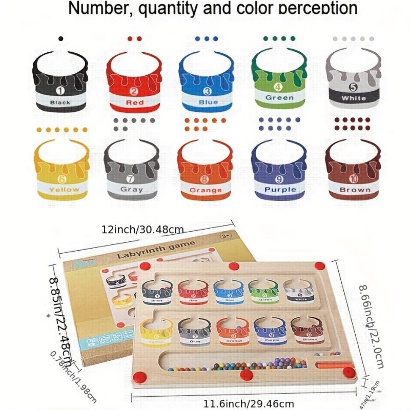 Montessori Magnetic Puzzle Toddler Learning Toy for Boys Girls