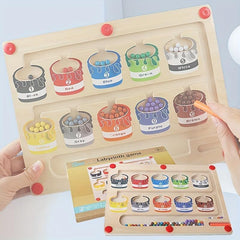 Montessori Magnetic Puzzle Toddler Learning Toy for Boys Girls