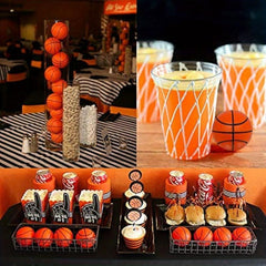 4pcs Mini Basketball Stress Balls Pack Foam Basketballs Party Favors