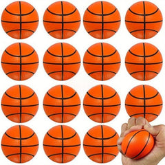 4pcs Mini Basketball Stress Balls Pack Foam Basketballs Party Favors