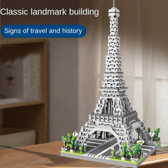 Paris Eiffel Tower Building Blocks Model Toy Gift