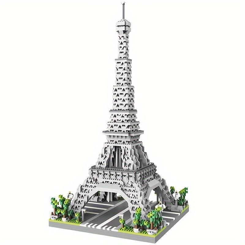 Paris Eiffel Tower Building Blocks Model Toy Gift