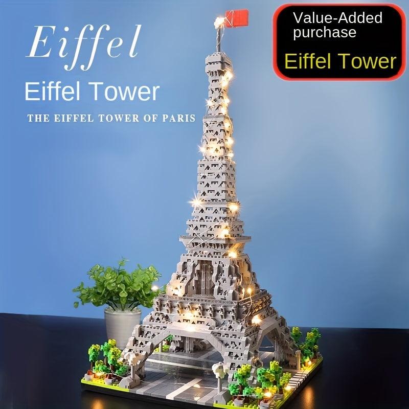 Paris Eiffel Tower Building Blocks Model Toy Gift