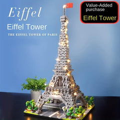 Paris Eiffel Tower Building Blocks Model Toy Gift