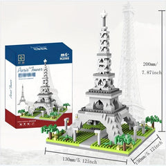 Paris Eiffel Tower Building Blocks Model Toy Gift