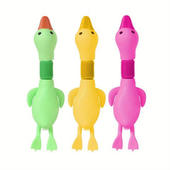 Pop Tubes Duck Toy Suction Cup Telescopic Sensory Toys For Kids