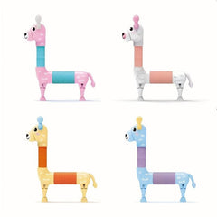 Kids Telescopic Giraffe Toy Retractable Toy