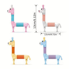 Kids Telescopic Giraffe Toy Retractable Toy