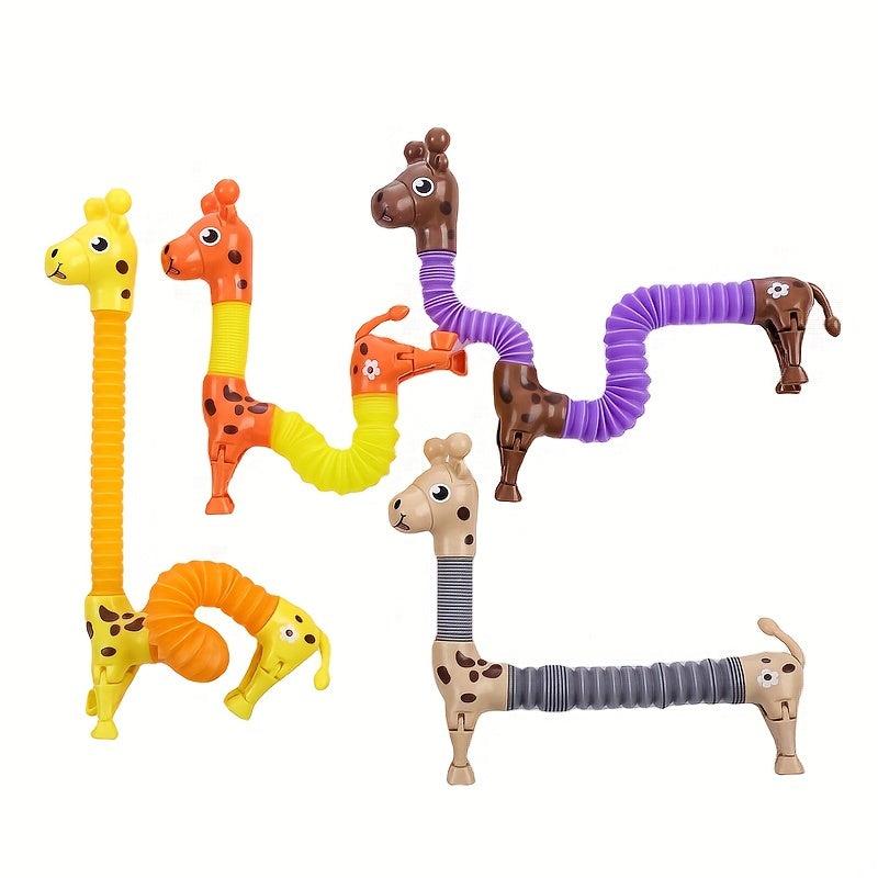 Kids Telescopic Giraffe Toy Retractable Toy