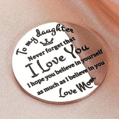 Pocket Hug Token I Love You For Daughter Graduation Back To School