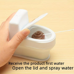 Scary Potty Squirting Toilet Spoofing Toy - Halloween & Christmas Present