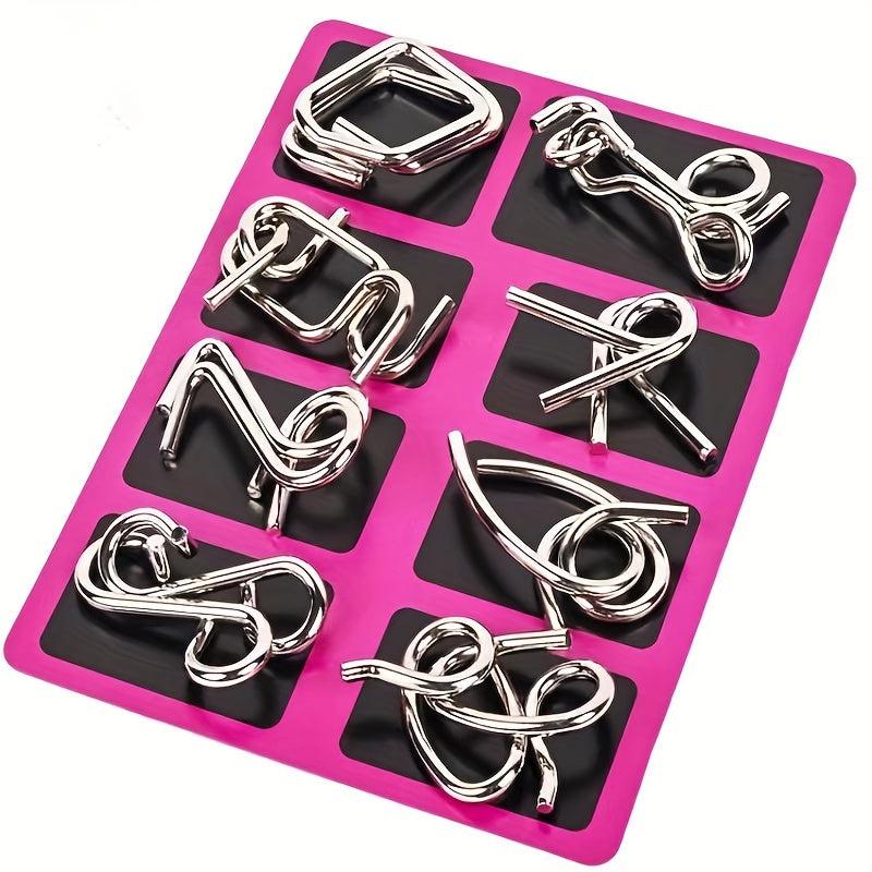 Metal Intelligence Toy Set Luban Lock DIY Puzzle Toys