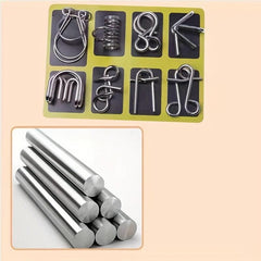Metal Intelligence Toy Set Luban Lock DIY Puzzle Toys