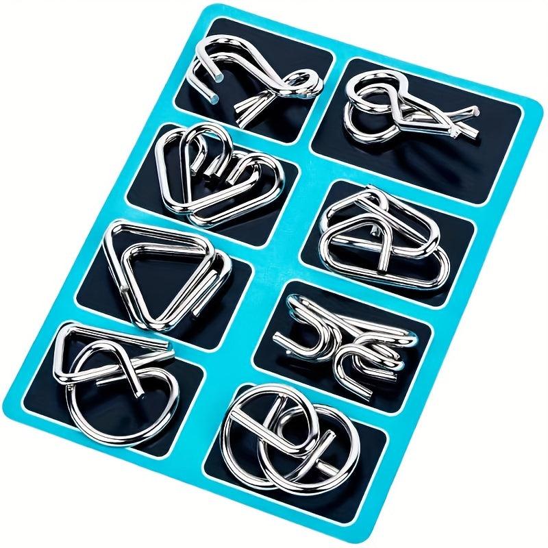 Metal Intelligence Toy Set Luban Lock DIY Puzzle Toys