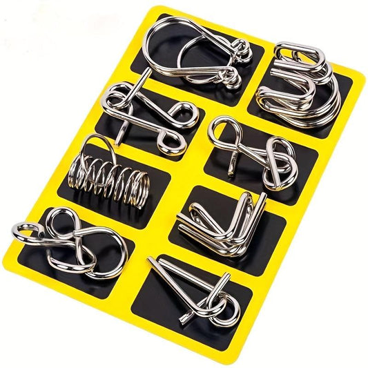 Metal Intelligence Toy Set Luban Lock DIY Puzzle Toys
