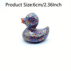 Golden Pink Duck Toy Bath Duck Toy Bath Toy For Children Enamel