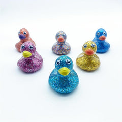 Golden Pink Duck Toy Bath Duck Toy Bath Toy For Children Enamel