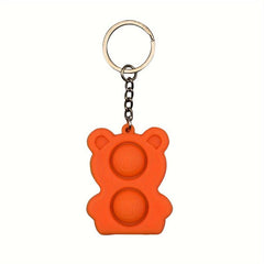 Mini Push Pops Bubble Sensory Toy Stress Relief Keychain Toy Hand Toys