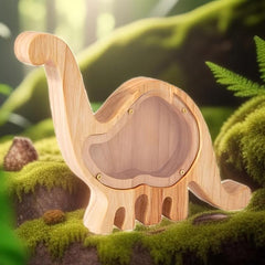 Animal Wood Piggy Bank Large Capacity Money Saver