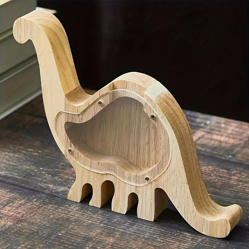 Animal Wood Piggy Bank Large Capacity Money Saver