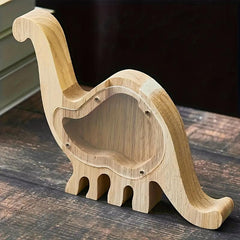 Animal Wood Piggy Bank Large Capacity Money Saver