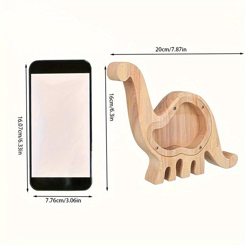 Animal Wood Piggy Bank Large Capacity Money Saver