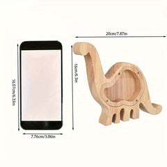 Animal Wood Piggy Bank Large Capacity Money Saver