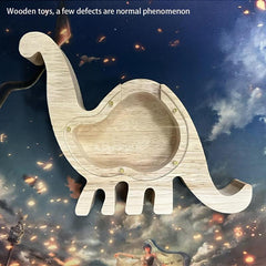 Animal Wood Piggy Bank Large Capacity Money Saver