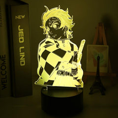 3D Anime Figure LED Desk Lamp, Home Manga Decor Light Gift