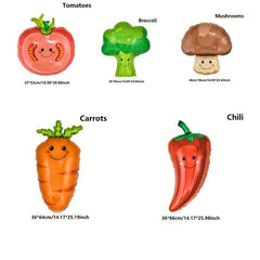 Fruit And Vegetable Balloon Toy Set