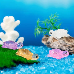 Turtle Night Light Micro Landscape DIY Decoration