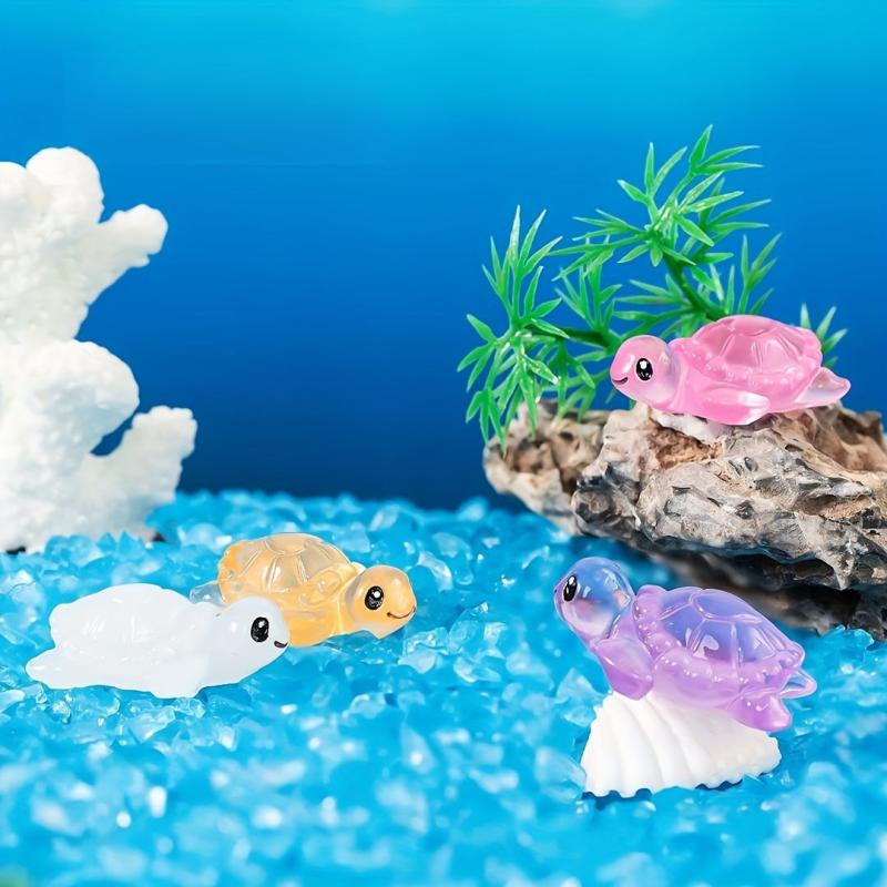 Turtle Night Light Micro Landscape DIY Decoration