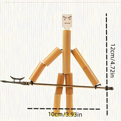 Bamboo Man Table Game Double Battle Children's Toys