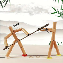 Bamboo Man Table Game Double Battle Children's Toys
